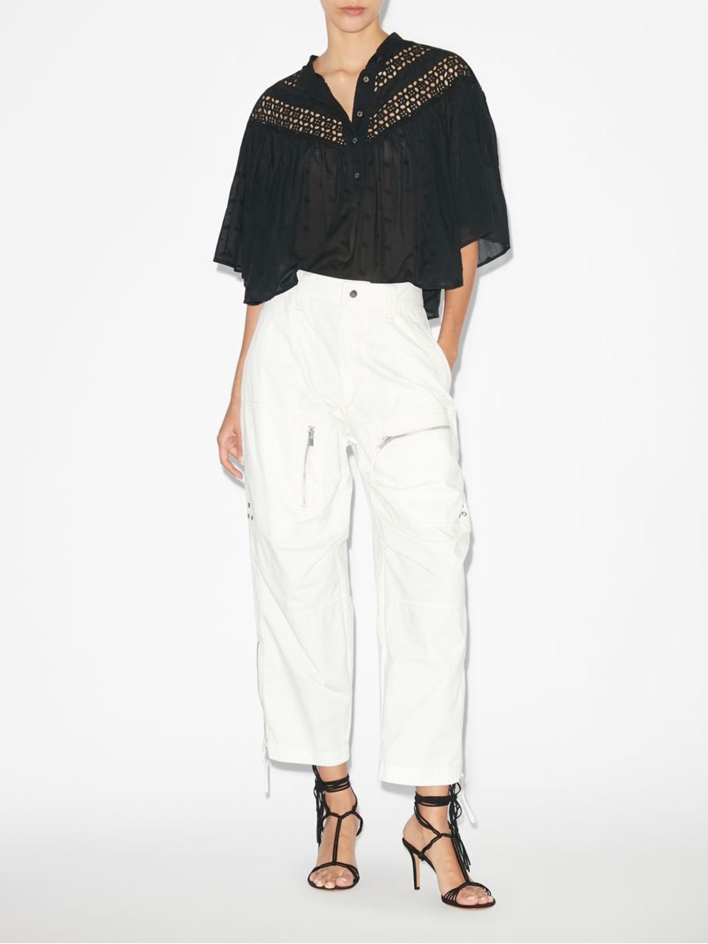 Isabel Marant Etoile Kelvin Trousers in White Size 34